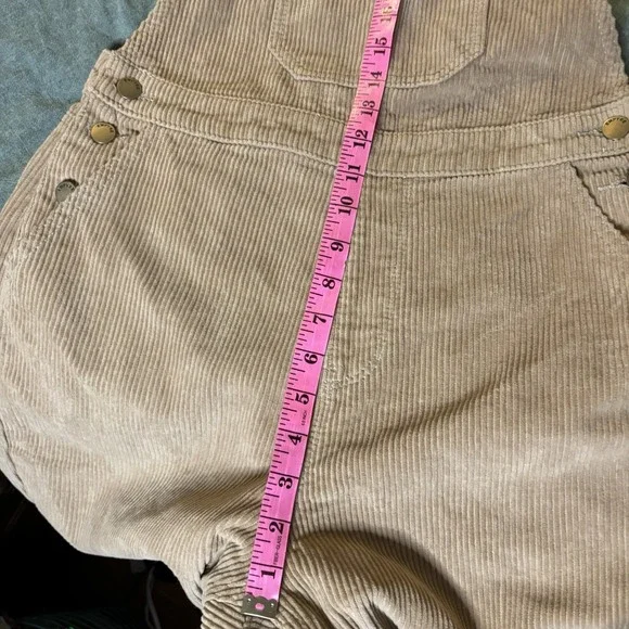 Empyre Suzie Khaki Corduroy Overalls Womens M Streetwear Utility - Picture 13 of 15